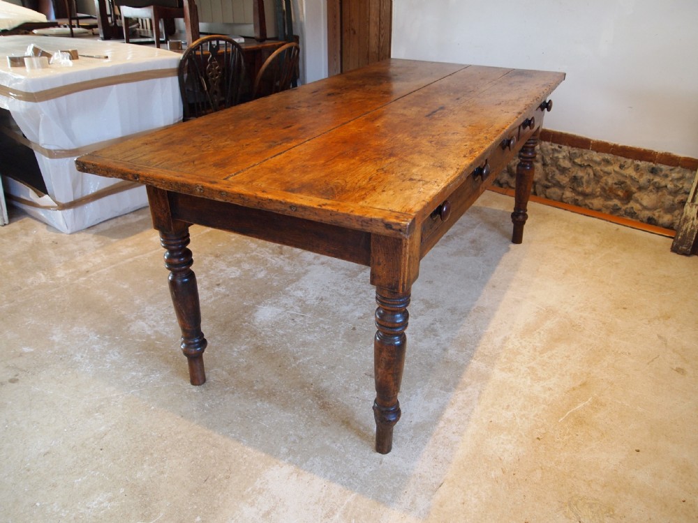 Table wonderful Victorian refectory farmhouse dining c1840