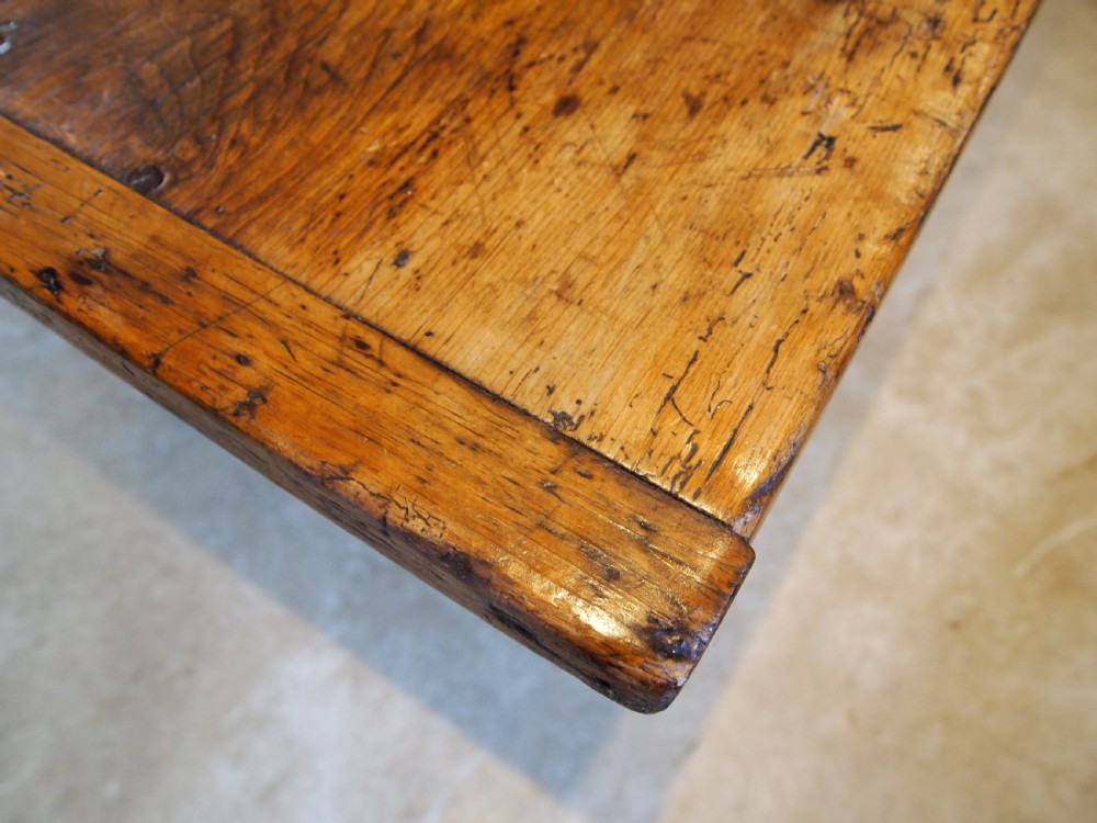 Table wonderful Victorian refectory farmhouse dining c1840 View XI