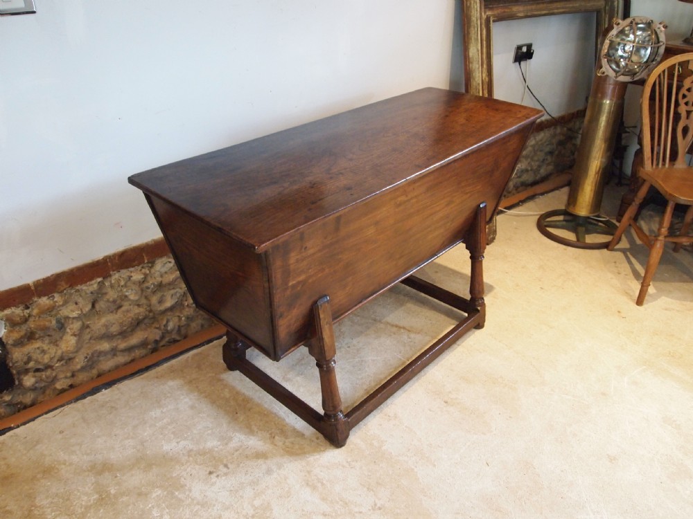 Chest trunk dough bin George III Elm c1800