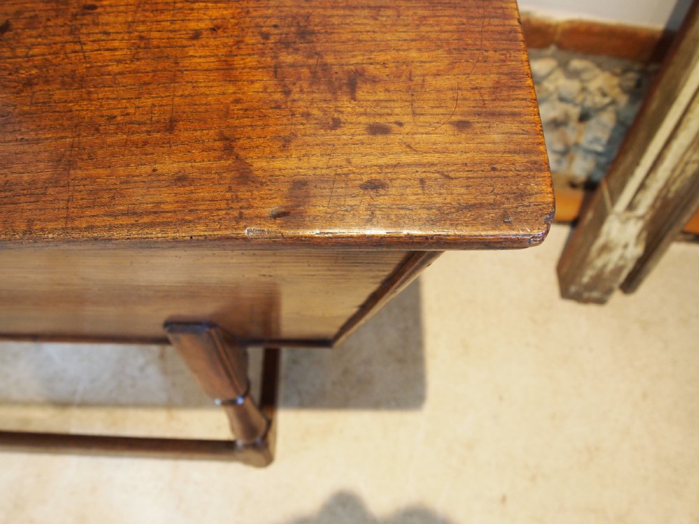 Chest trunk dough bin George III Elm c1800 View X