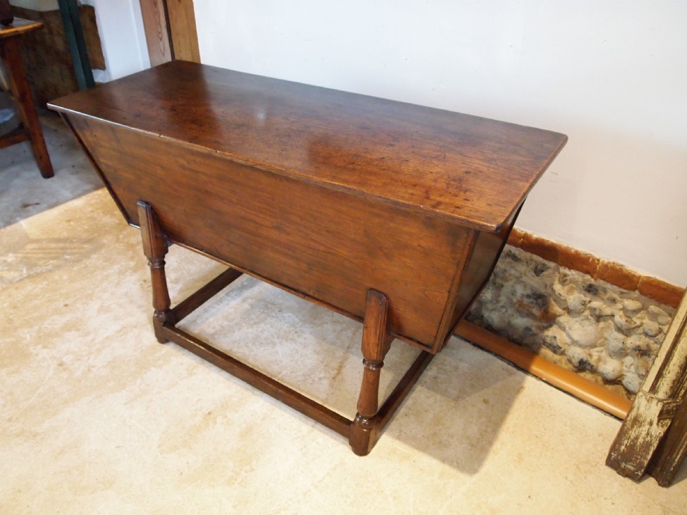 Chest trunk dough bin George III Elm c1800 View XI
