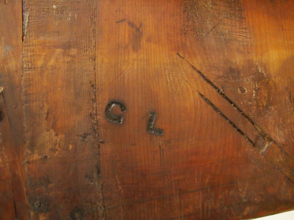 A George III yew wood tripod table featuring a rectangular top supported by a turned central column and three curved cabriole legs. View VIII