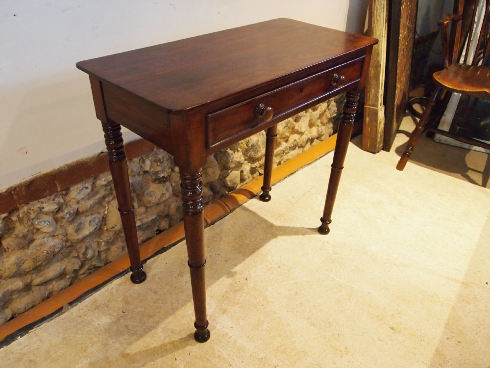 Table fine George IV Regency side hall console Mahogany c1825