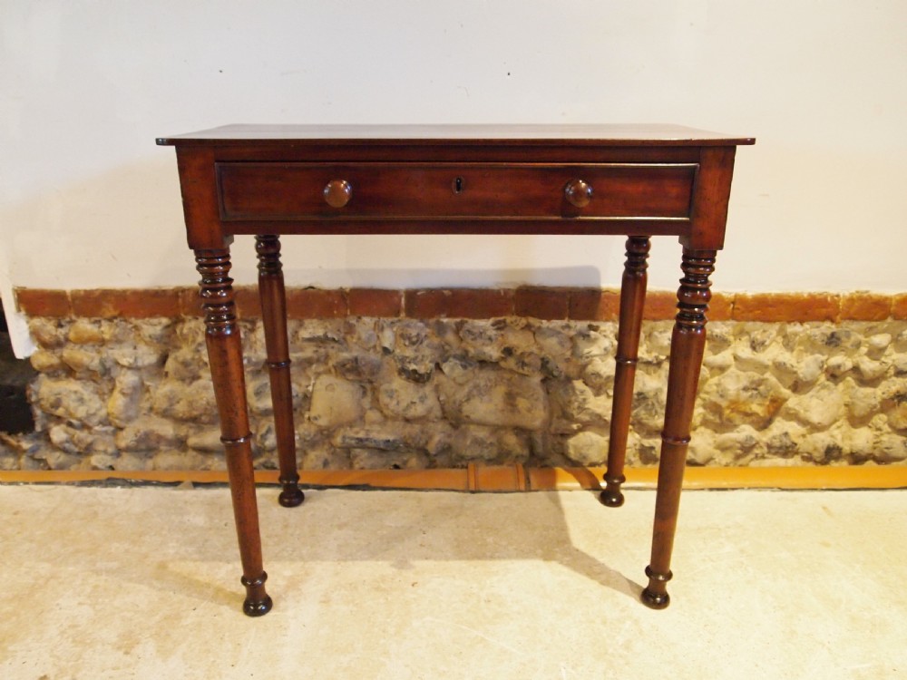 Table fine George IV Regency side hall console Mahogany c1825 View II