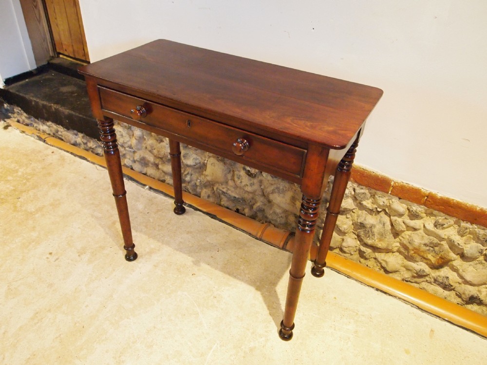 Table fine George IV Regency side hall console Mahogany c1825 View IX