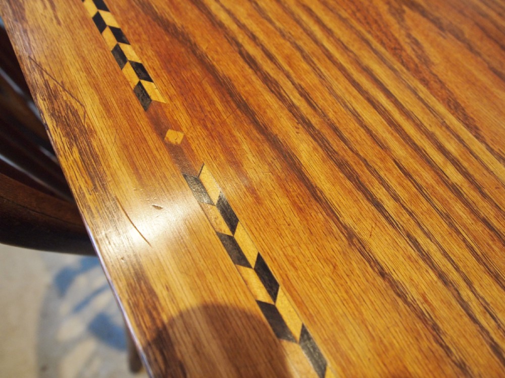 Table very rare stunning Arts and Crafts Oak dining refectory c1900 View XII