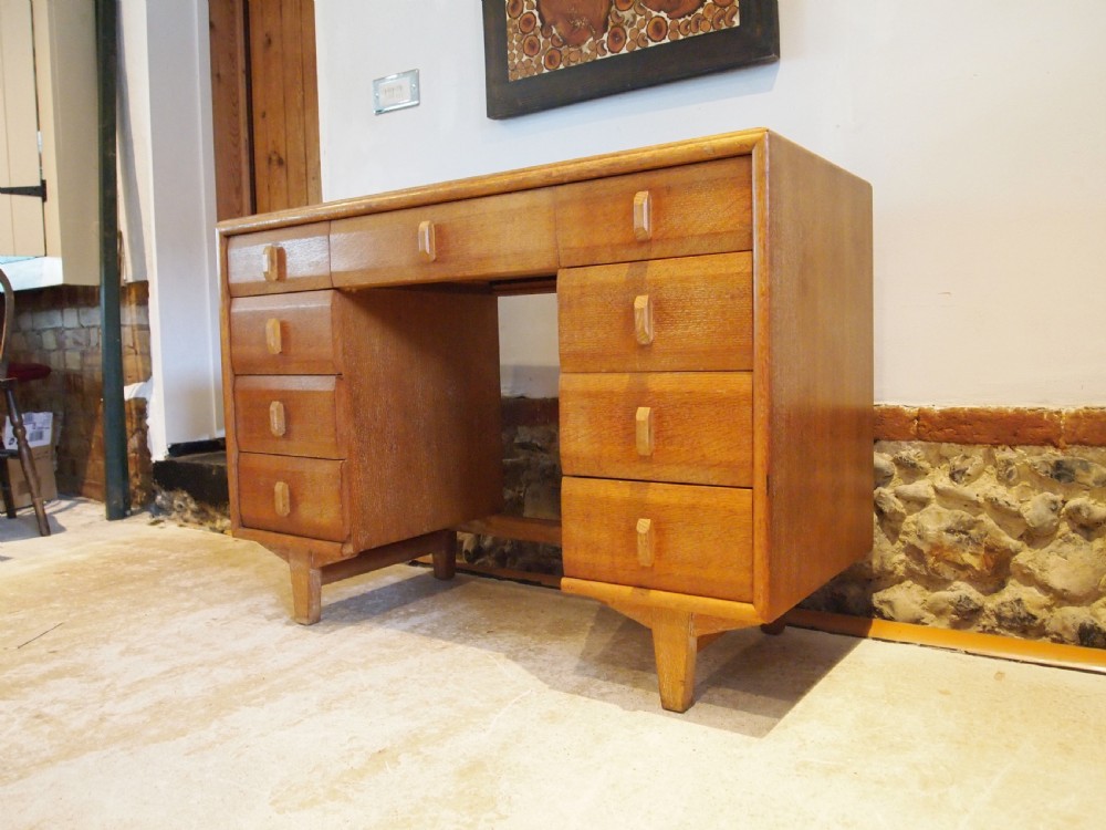 Desk Heals of London Oak c1930 View VII
