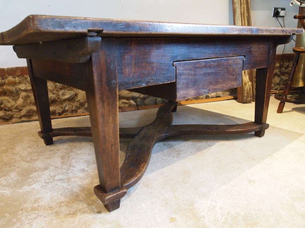 Table coffee table low table stunning French Walnut c1850 View VII
