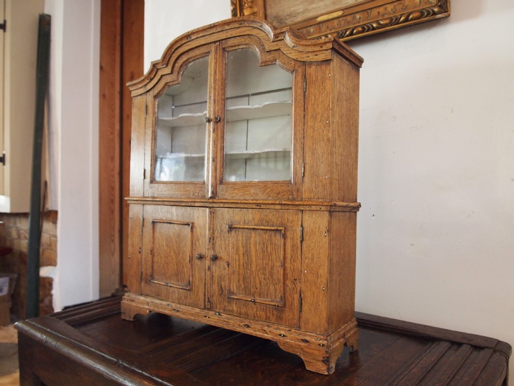 Rare miniature apprentice dresser Oak c1880 View II