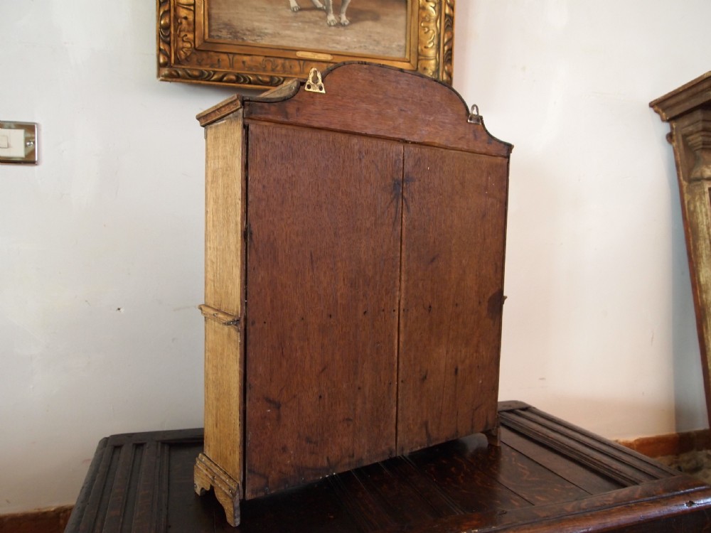 Rare miniature apprentice dresser Oak c1880 View IV