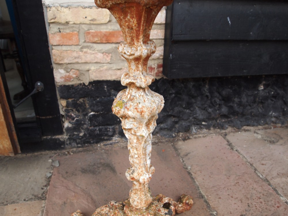 Stunning Victorian Cast iron bird bath very heavy c1880 View III