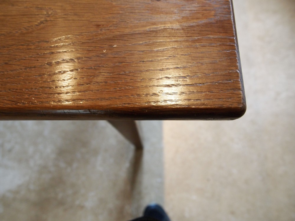 Table refectory dining farmhouse french Oak c1880 View IV