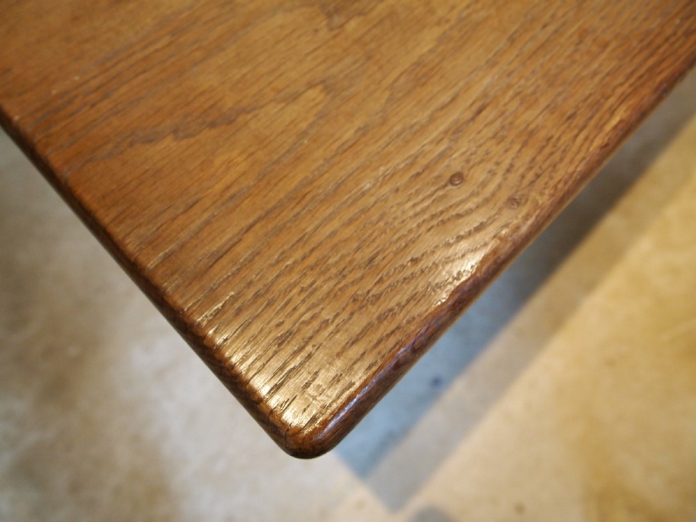 Table refectory dining farmhouse french Oak c1880 View VIII