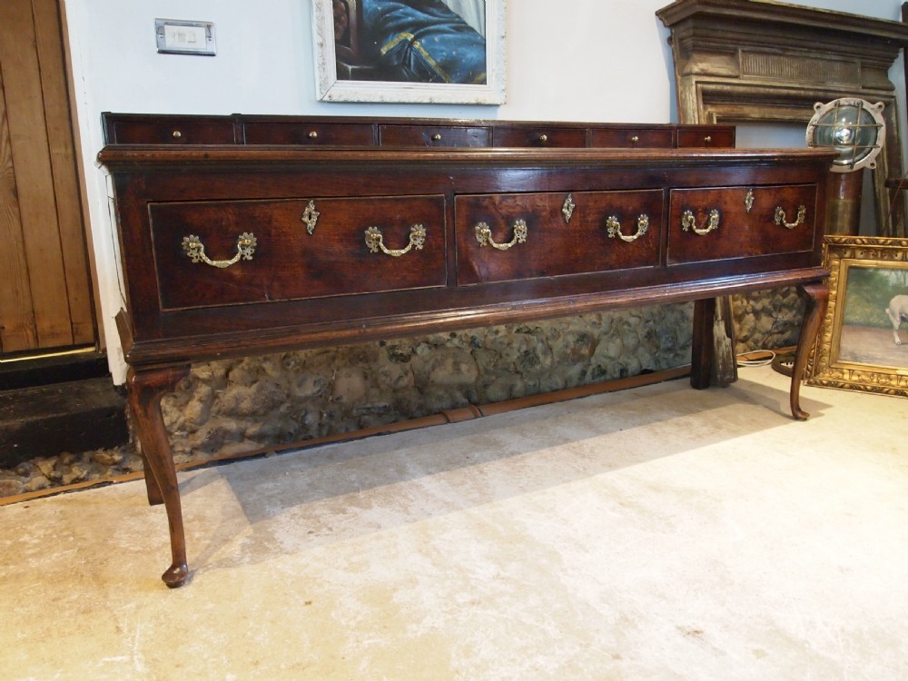 Dresser very special George II Oak sideboard c1740 View XVI