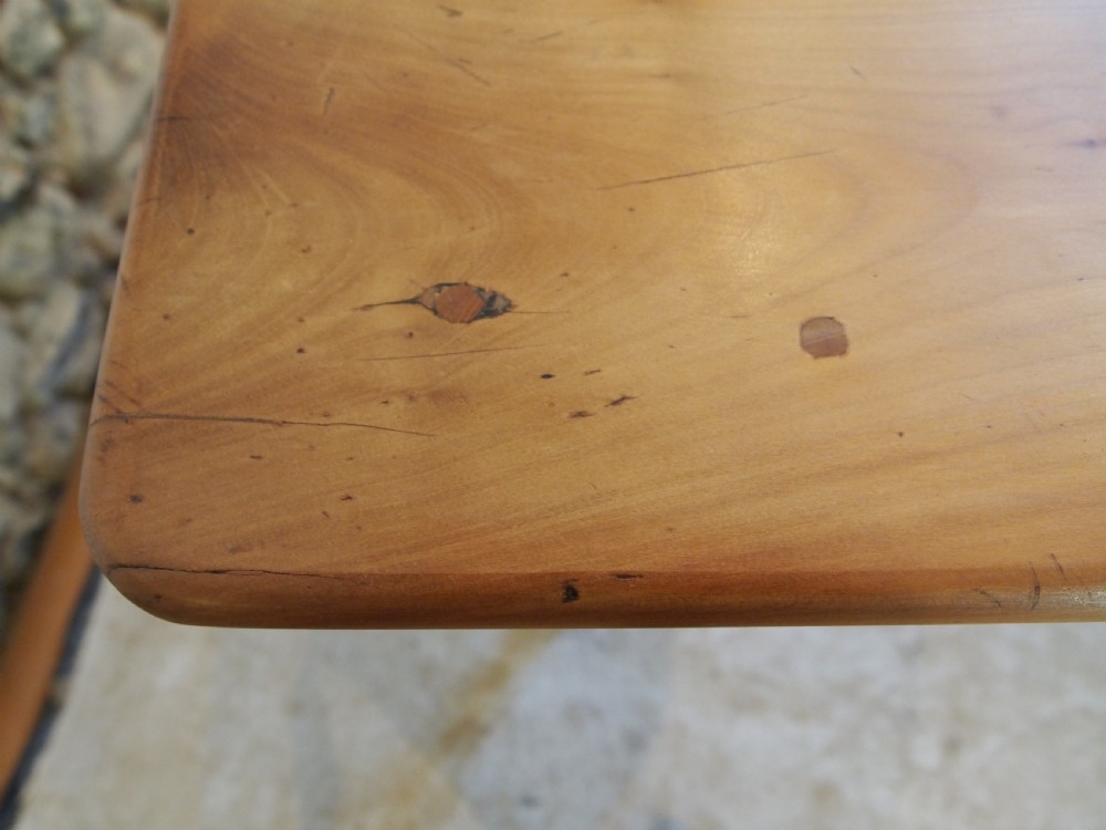 Table wonderful French Apple refectory farmhouse dining table c1880 View XI
