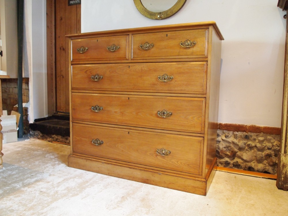 Chest of drawers rare Scottish Arts and Crafts Ash c1890