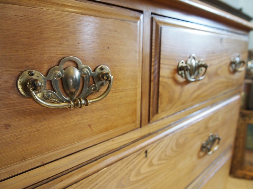 Chest of drawers rare Scottish Arts and Crafts Ash c1890 View IV