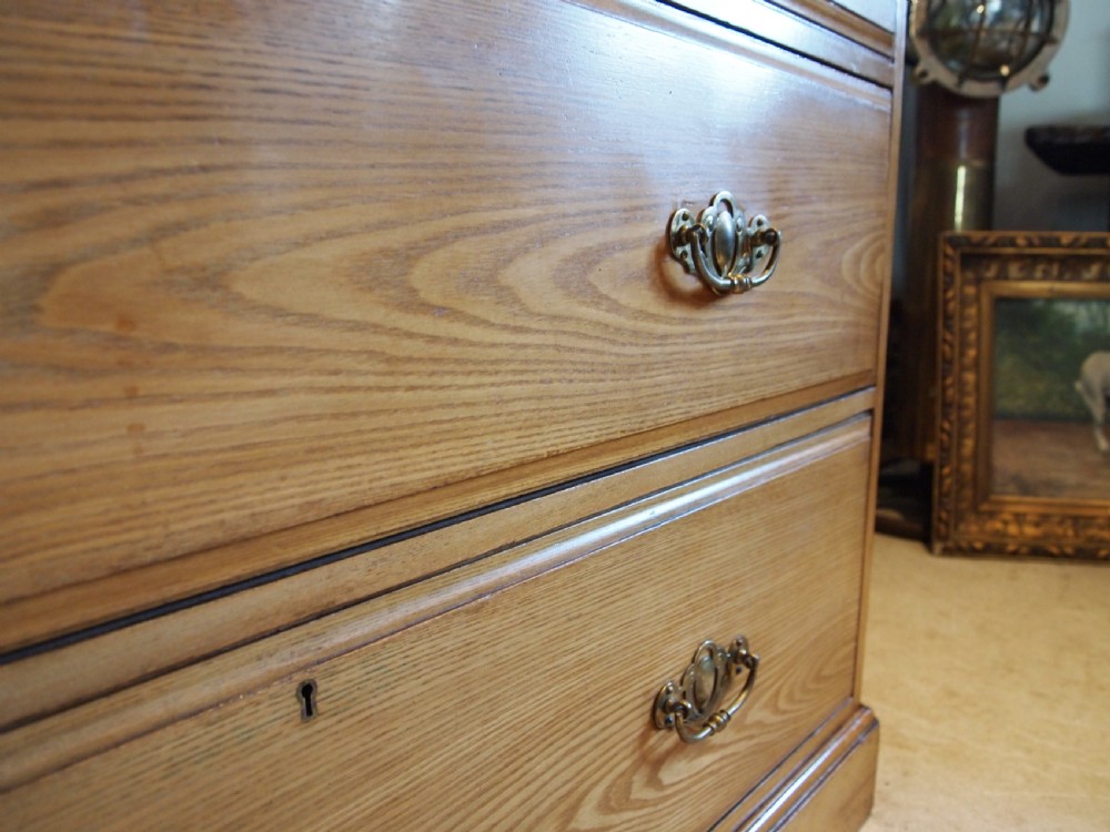 Chest of drawers rare Scottish Arts and Crafts Ash c1890 View VII