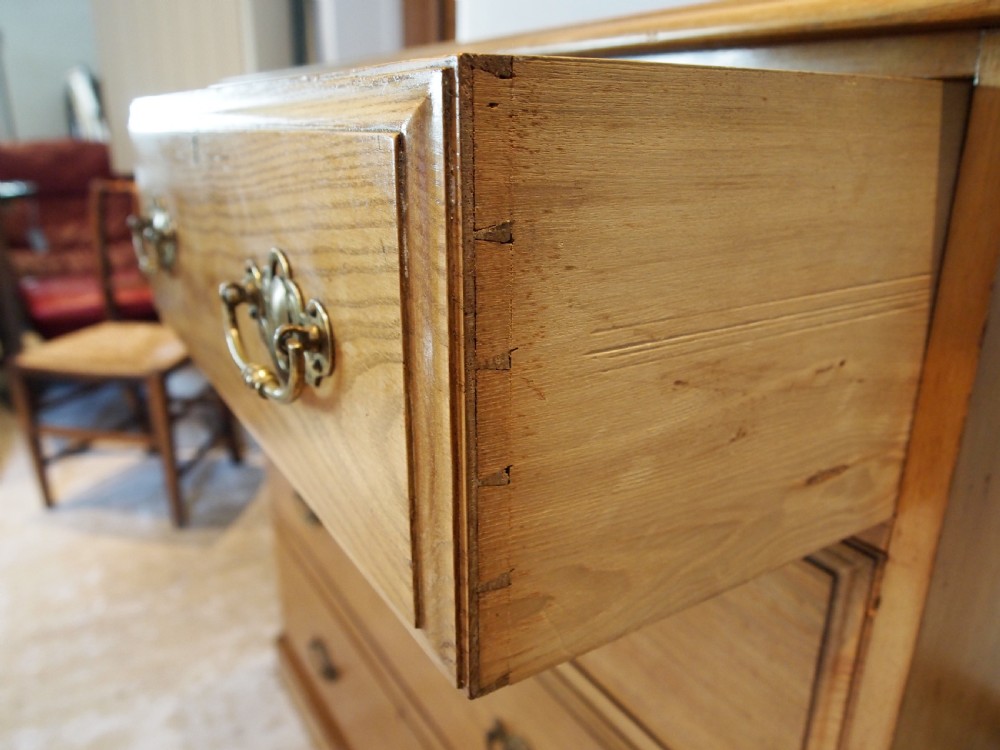 Chest of drawers rare Scottish Arts and Crafts Ash c1890 View IX