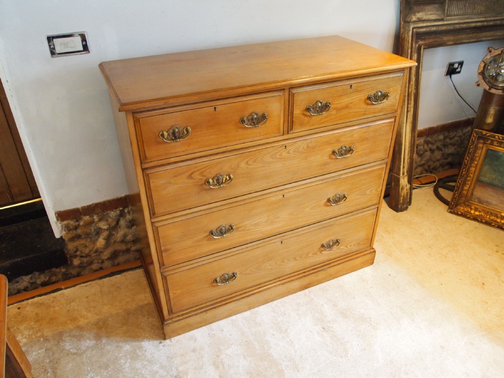 Chest of drawers rare Scottish Arts and Crafts Ash c1890 View X