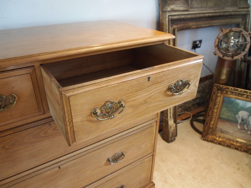 Chest of drawers rare Scottish Arts and Crafts Ash c1890 View XII
