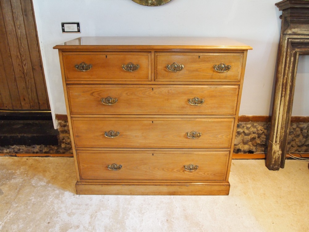 Chest of drawers rare Scottish Arts and Crafts Ash c1890 View XIII