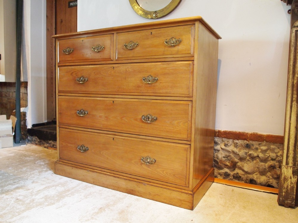 Chest of drawers rare Scottish Arts and Crafts Ash c1890 View XV