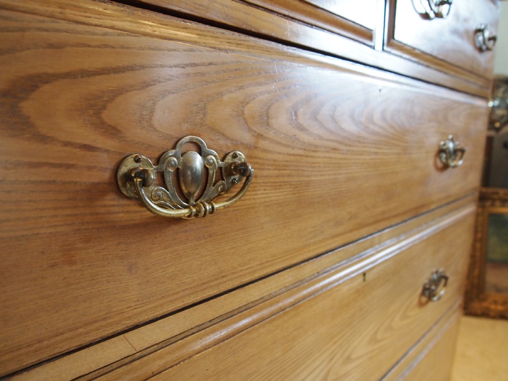 Chest of drawers rare Scottish Arts and Crafts Ash c1890 View XVI