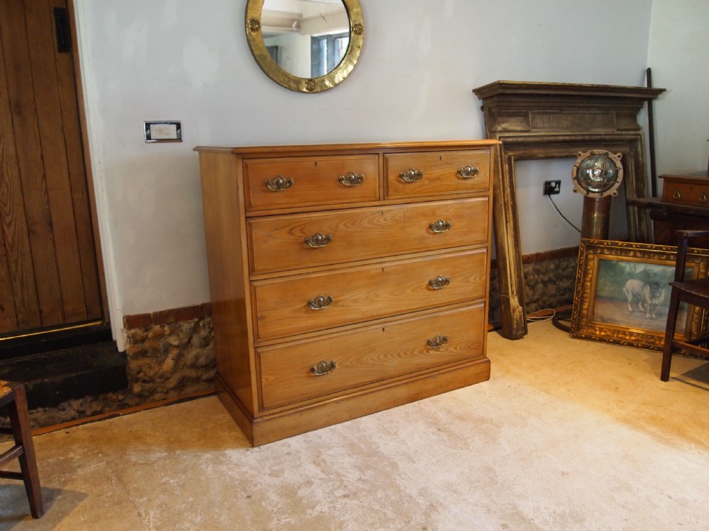 Chest of drawers rare Scottish Arts and Crafts Ash c1890 View XVII
