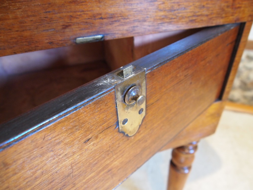 Table V rare military Campaign dressing, dining and writing table c1850 View X