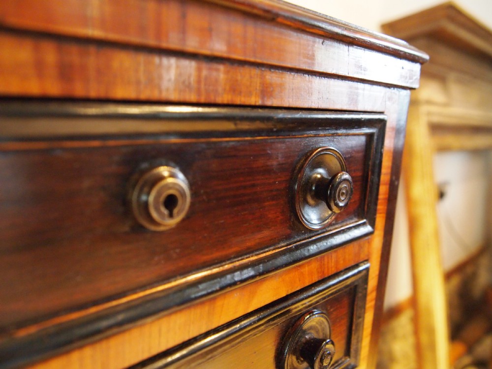 Chest of drawers rare fine miniature apprentice Rosewood chest c1840 View VII