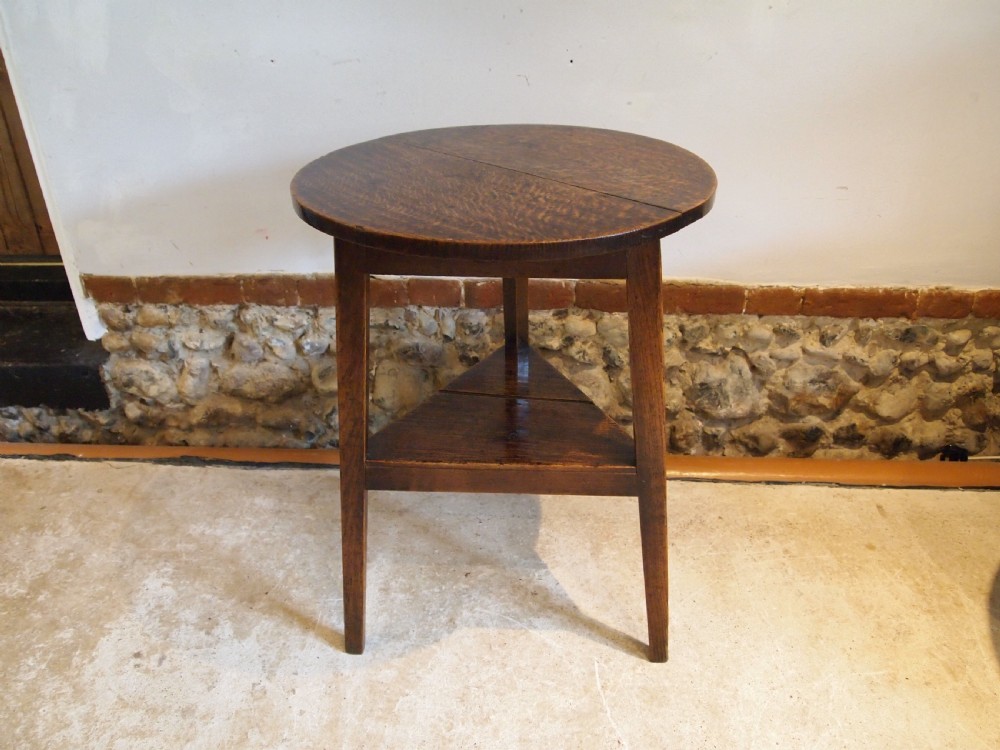 Table cricket outstanding example George III Oak c1790