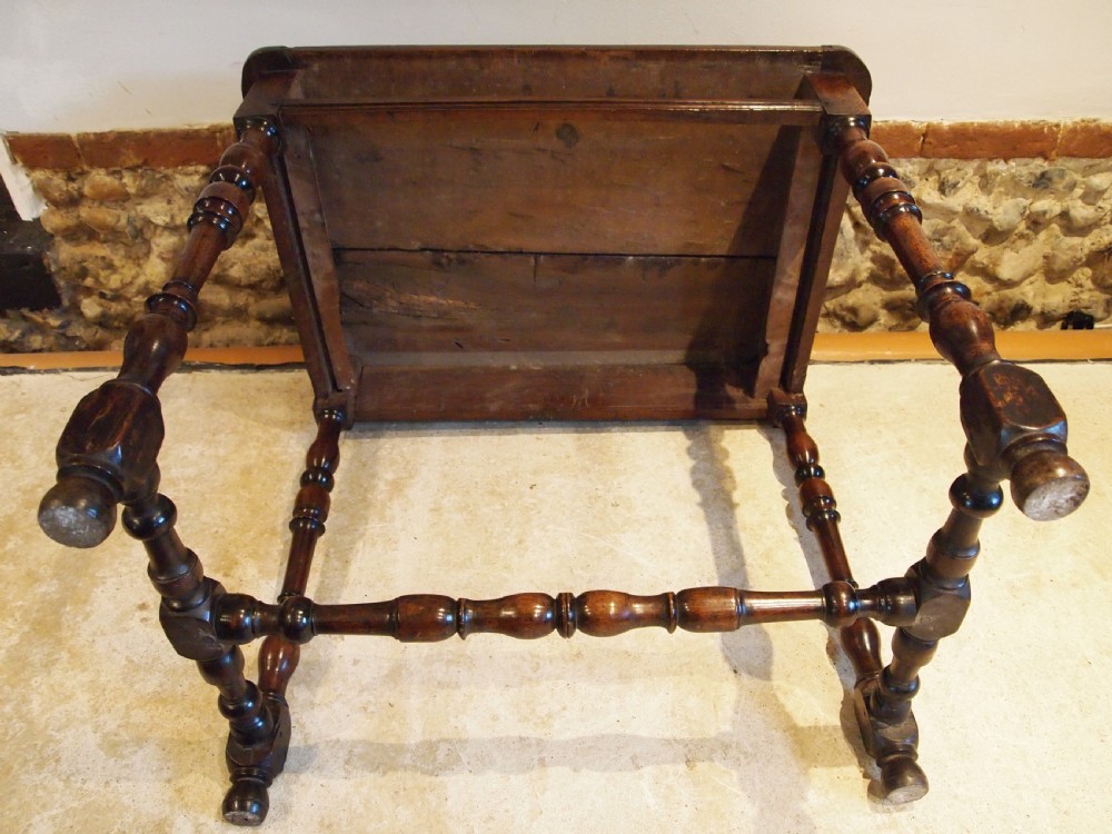 Table rare stunning 17th Century Walnut exceptional c1680 View IV