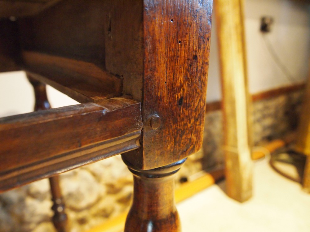 Table rare stunning 17th Century Walnut exceptional c1680 View VI