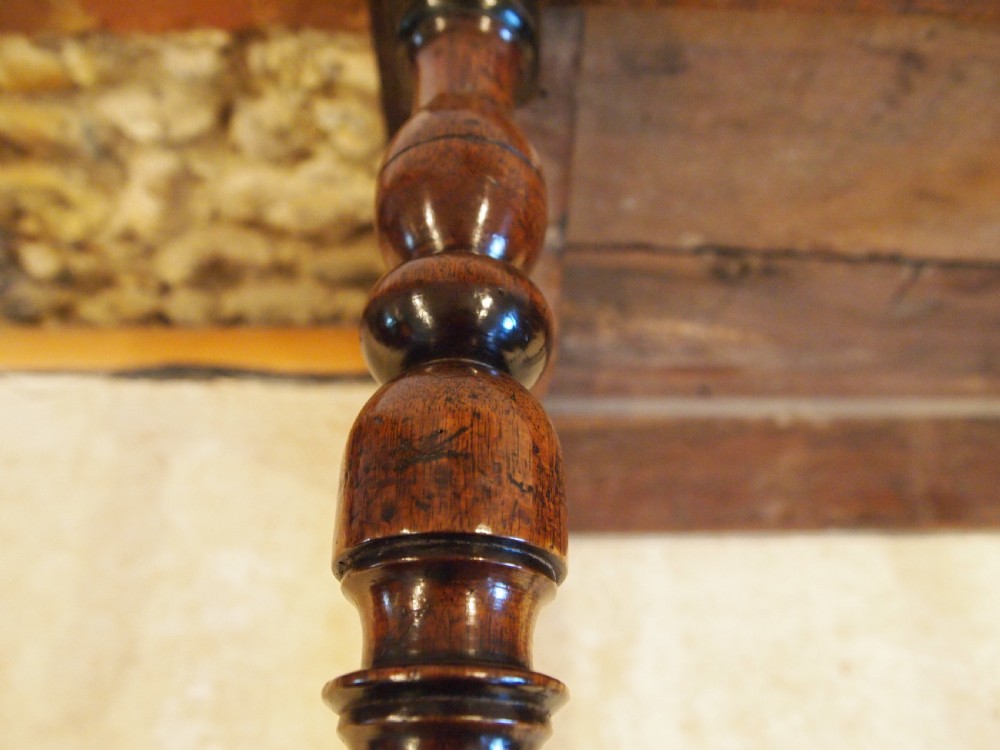 Table rare stunning 17th Century Walnut exceptional c1680 View XII