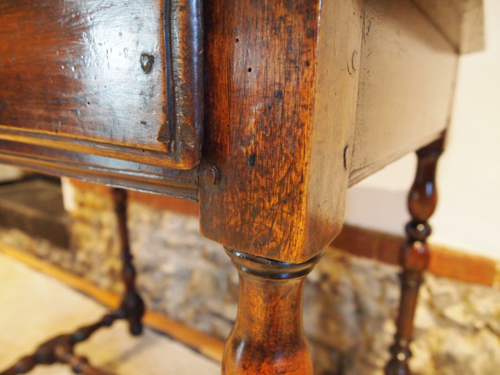 Table rare stunning 17th Century Walnut exceptional c1680 View XVIII