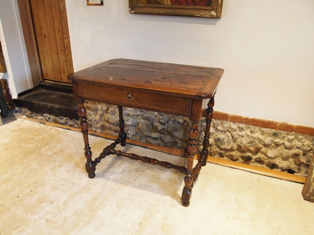 Table rare stunning 17th Century Walnut exceptional c1680 View XIX