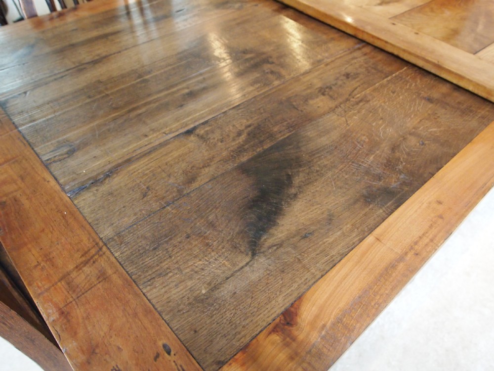 Table rare stunning Cherry refectory extending French c1860 View V