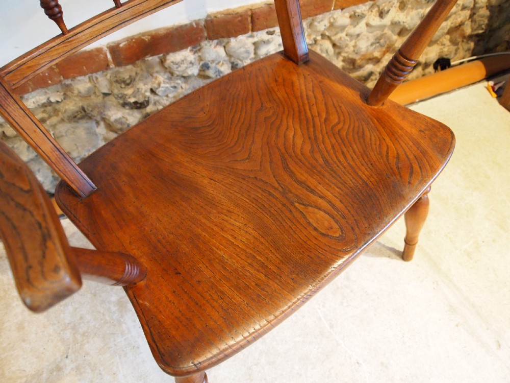 Chair very rare large East Anglian Windsor armchair c1850 View II