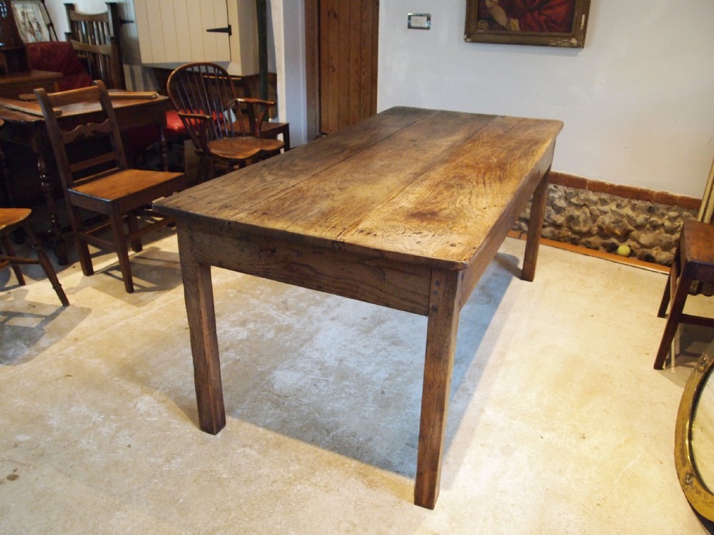 Table refectory French Oak farmhouse dining c1800