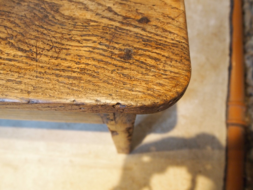 Table refectory French Oak farmhouse dining c1800 View IX