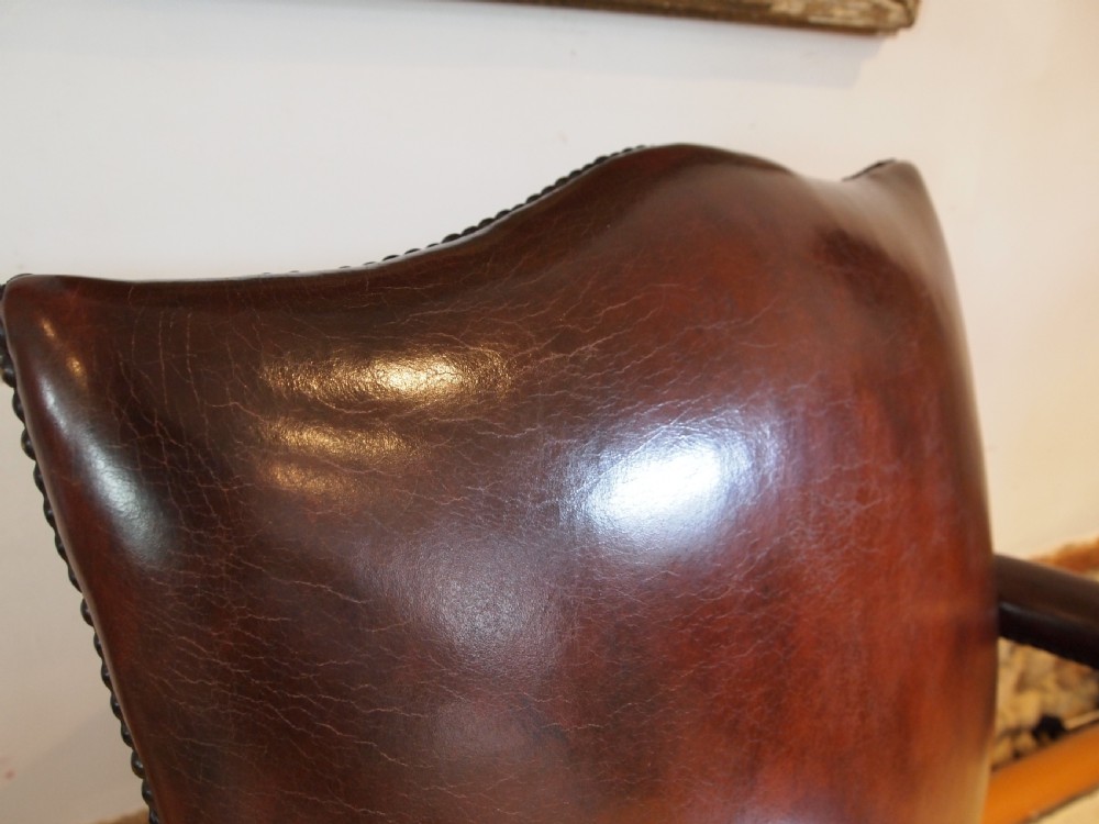 Chair Very Rare George III wide Gainsborough Mahogany armchair c1770 View V