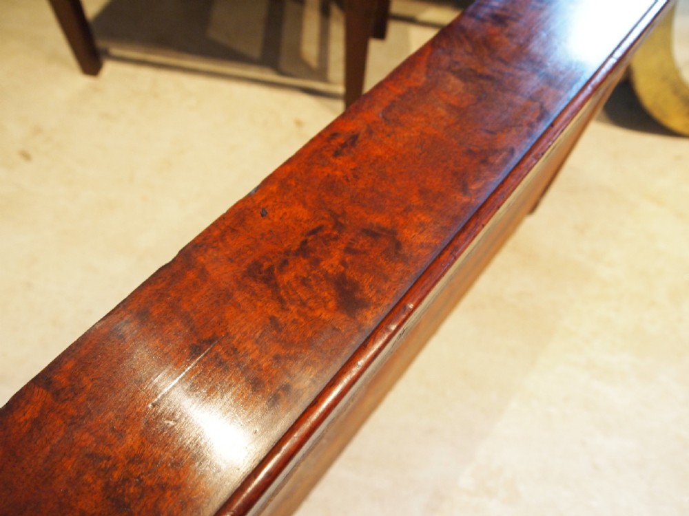 Table fine writing table manner of Gillows Plum pudding Mahogany c1840 View II