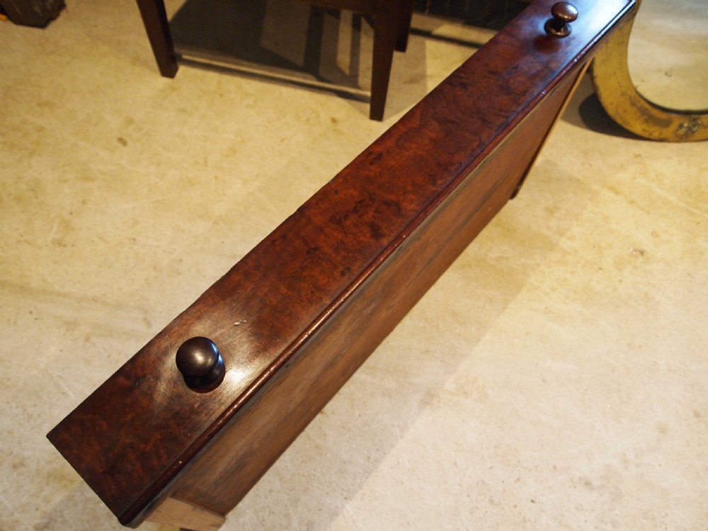 Table fine writing table manner of Gillows Plum pudding Mahogany c1840 View VI