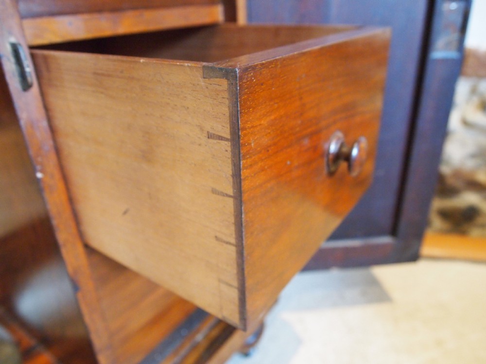 Davenport desk Victorian Burr Walnut c1840 View II