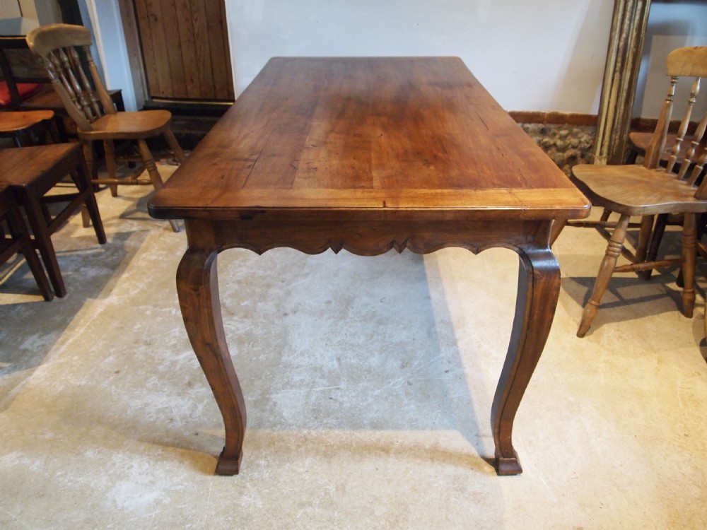 Table stunning refectory dining farmhouse French Walnut c1900 View VI