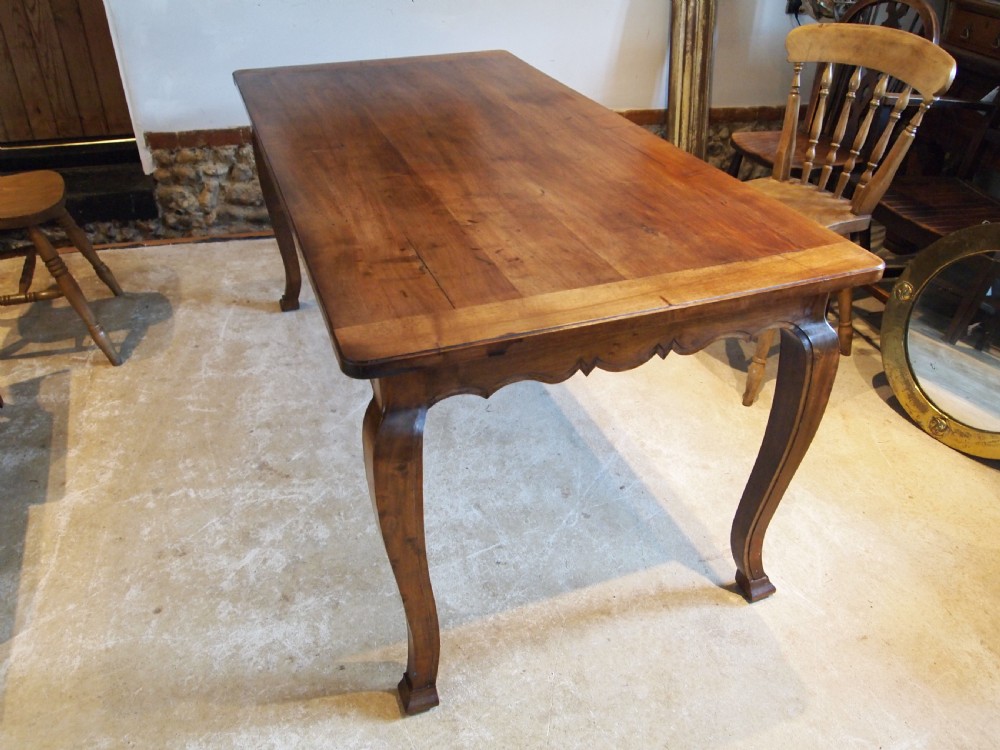 Table stunning refectory dining farmhouse French Walnut c1900 View VII