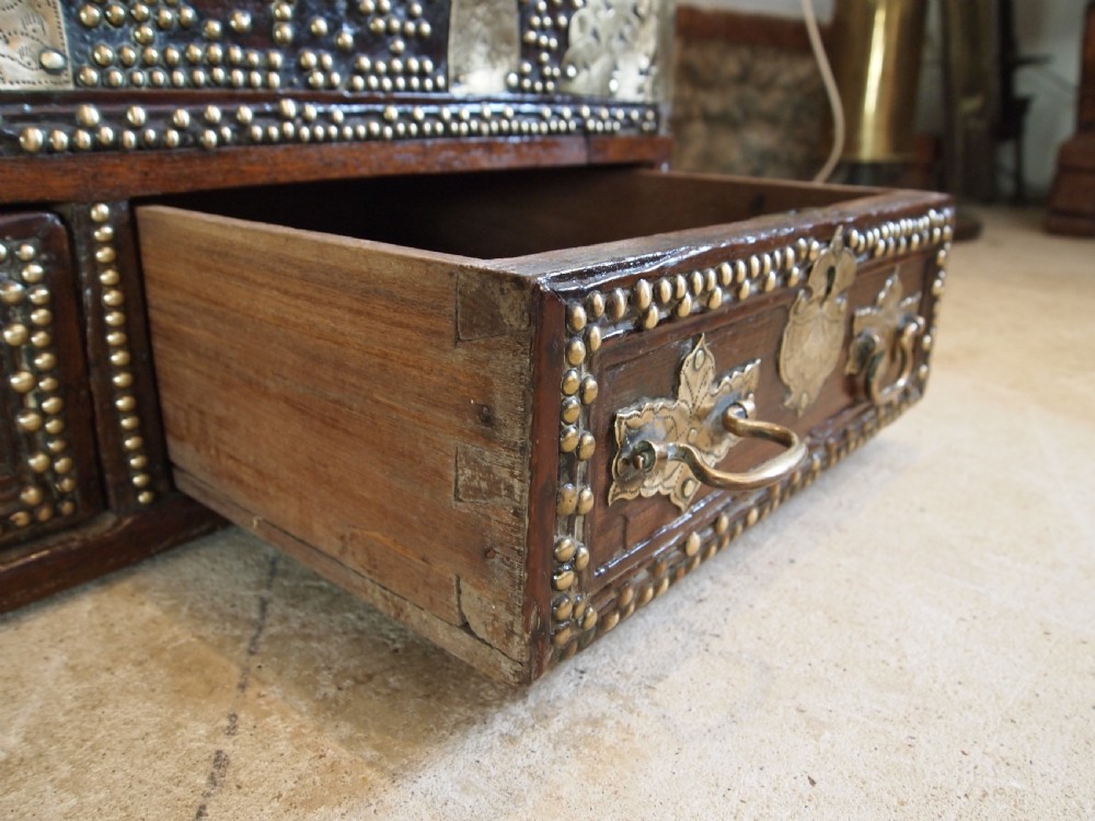 Chest trunk coffer Rare Zanzibar largest size c1870 View VI