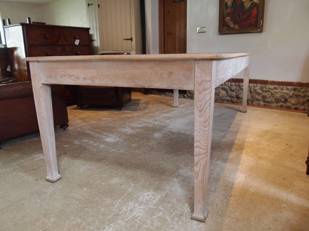 Table library boardroom rare Limed Oak attributed to Heals c1930 View XI