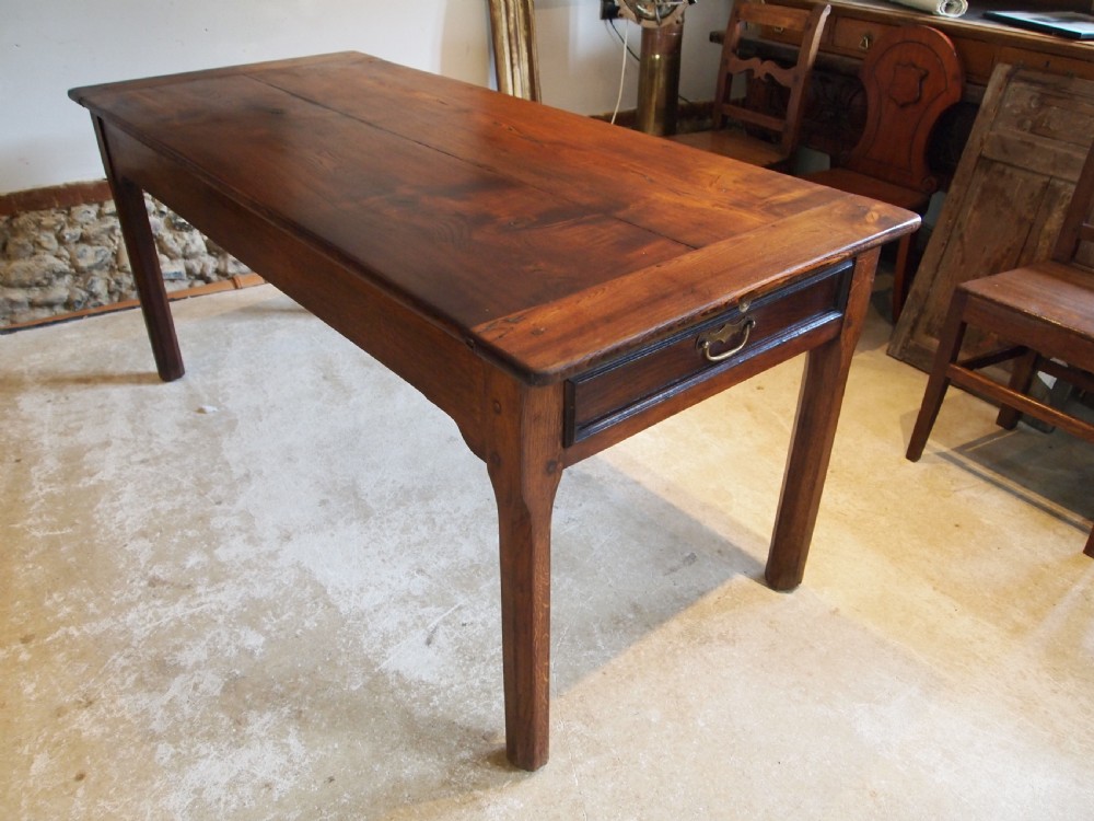 Table refectory dining farmhouse French Oak c1850